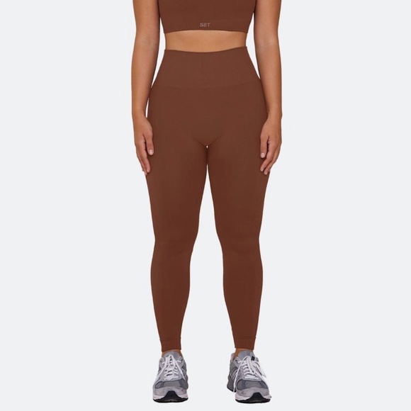 Set Active sold out Mocha leggings S - Picture 1 of 1